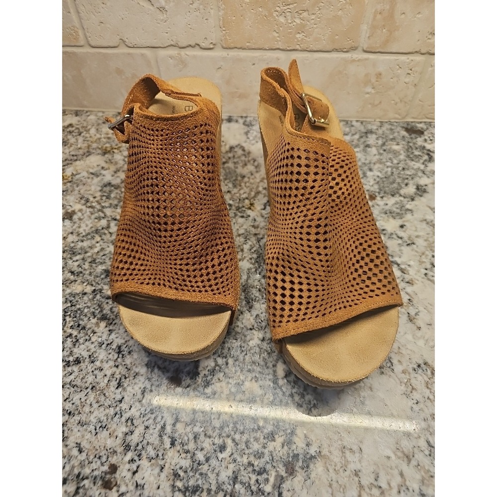 bos & co savona wedge sandals Sx 38 U S 7.5